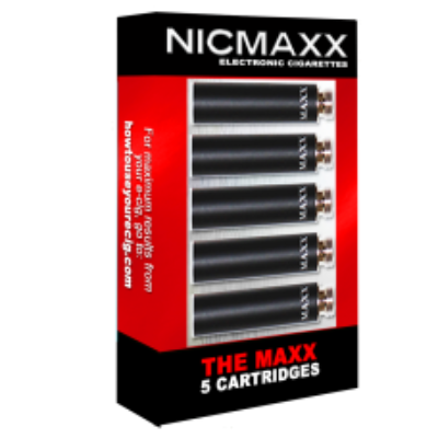 NicMaxx “The Flavored Five Pack E Cig Cartridges