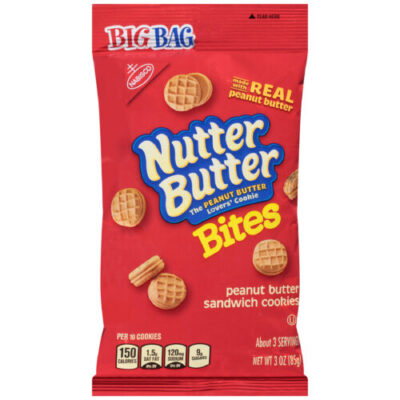 Nutter Butter Bites Cookies, Sandwich, Peanut Big Bag