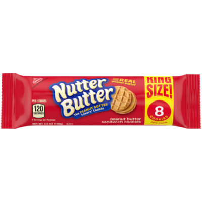Nutter Butter Peanut King Size! Sandwich Cookies