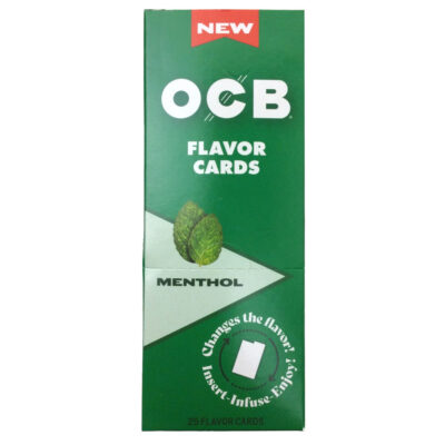Ocb Menthol Flavor Card Pack