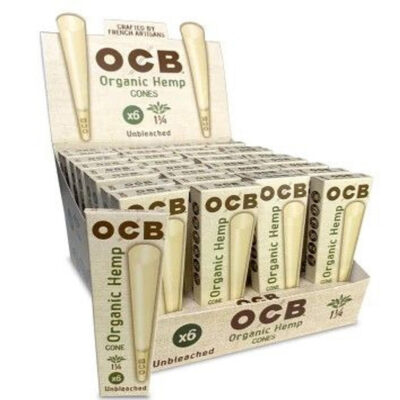OCB Organic Hemp 1.25 Cones