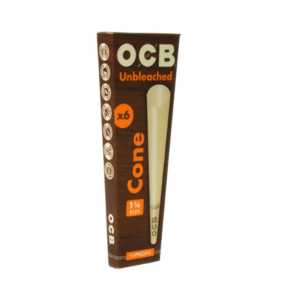 OCB Unbleached 1 1/4 Cones