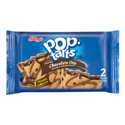 Pop-Tarts Frosted Chocolate Chip – 2 Pack Toaster Pastries