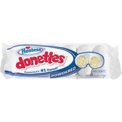 Hostess Donettes Powdered Mini Donuts Single Serve 6ct