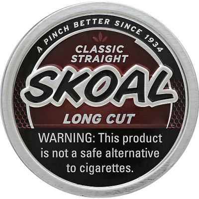 Skoal Smokeless Tobacco, Classic Straight, Long Cut – 1.2 Ounce