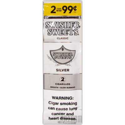 Swisher Sweets Silver 2 Cigarillos