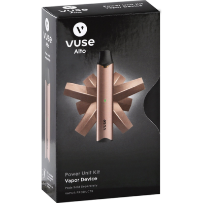 Vuse Alto Vapor Device, Power Unit Kit, Silver