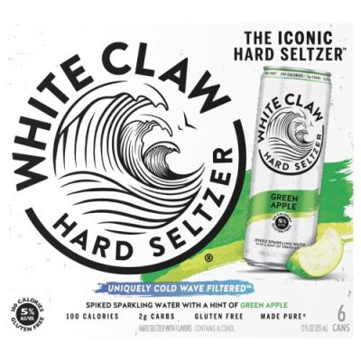 White Claw Green Apple Hard Seltzer 6pk 12oz