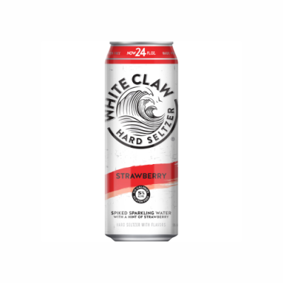White Claw Hard Seltzer Strawberry 24 Fl Oz