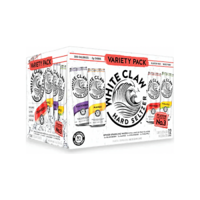 White Claw Hard Seltzer Variety 12 Pack Flavor Collection No.3 12oz Cans