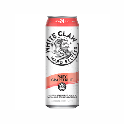 White Claw Ruby Grapefruit Hard Seltzer – 19.2 Fl Oz Can