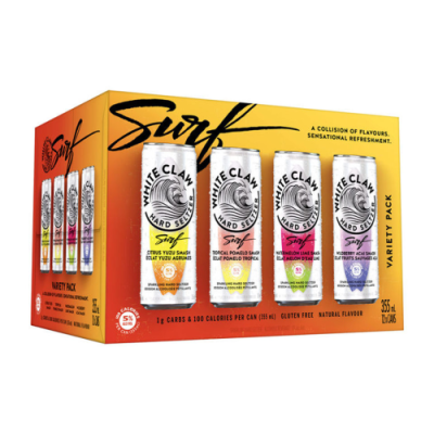 White Claw Surf Variety Pack Hard Seltzer 12oz 12-Pack Can