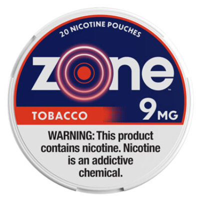 Zone Nicotine Pouches, Tobacco, 9 Mg