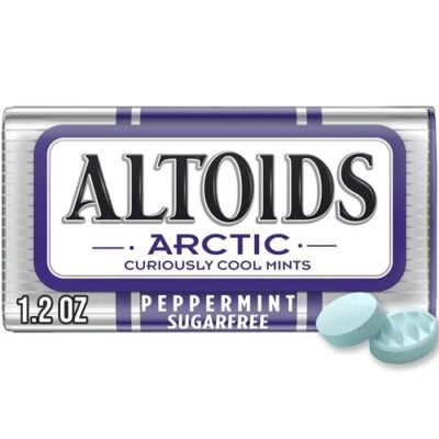 Altoids Arctic Peppermint Sugar Free Breath Mints Tin 1.2oz