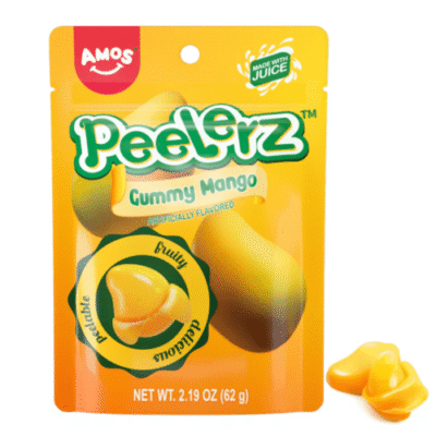 Amo’s Peelerz Mango Gummy Candy Bag