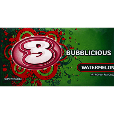 Bubblicious Watermelon Gum 10 Piece Pack