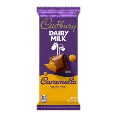 Cadbury Dairy Milk Caramello Chocolate & Creamy Caramel Candy Bar