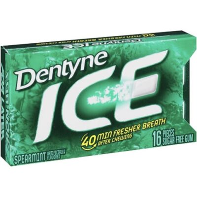 Dentyne Ice Spearmint Sugar Free Gum 16 Ct Pack