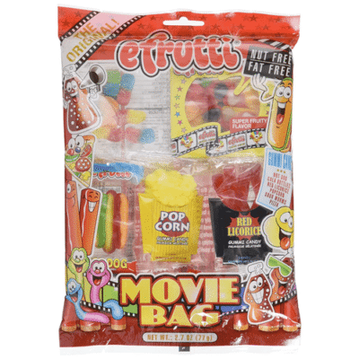 Efrutti Gummy Candy Movie Bag