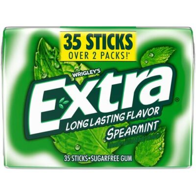 Extra Spearmint Sugar Free Chewing Gum Pack