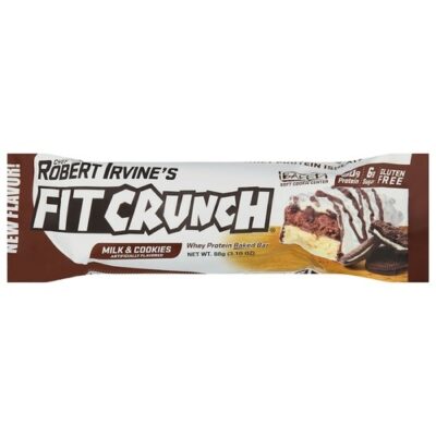 Fit Crunch Whey Protein Baked Bar, Milk & Cookies