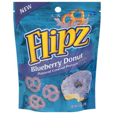 Flipz Blueberry Donut Flavored Covered Pretzels