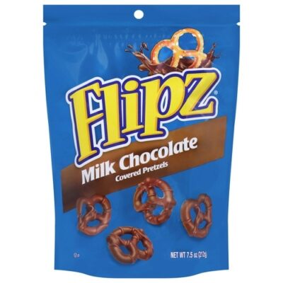 Flipz Milk Chocolate Covered Pretzels – 7.5oz