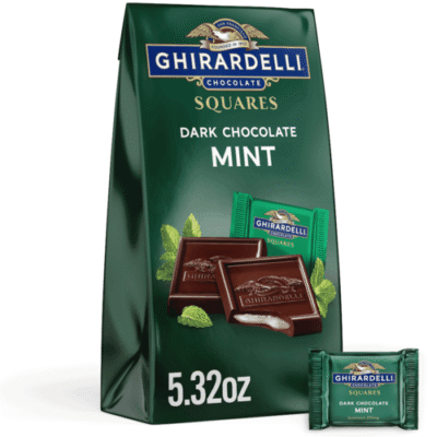 Ghirardelli Dark Chocolate Mint Squares Bag