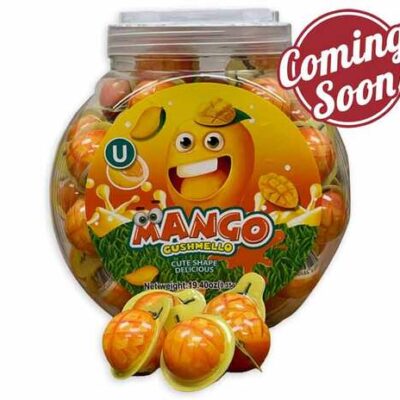Gushmellows Liquid Filled Gummy Balls In A Jar – Mango