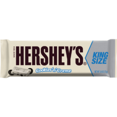 Hershey’s Cookies ‘n’ Creme Candy Bar – King Size