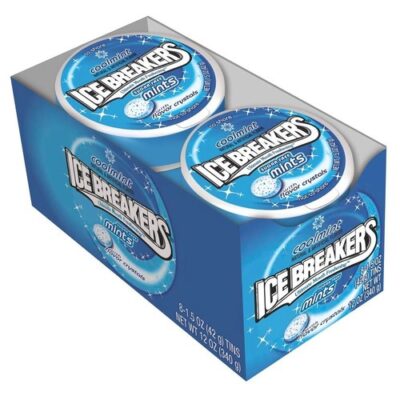 Ice Breakers Sugar Free Mints Tin Cool Mint