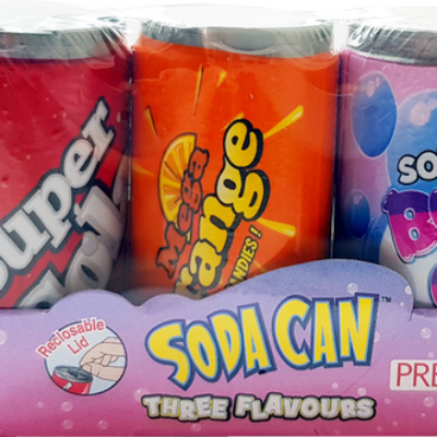 Kidsmania Soda Pop Can Fizzy Candy