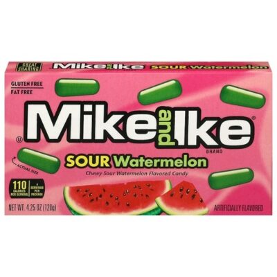 Mike & Ike Sour Watermelon Theater Box Candy 4.25oz
