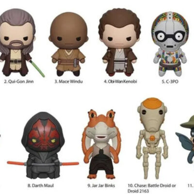 Monogram Star Wars 3D Figural Foam Bag Clip Episode I The Phantom Menace Mystery Pack