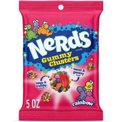 Nerds Candy, Gummy Clusters, Rainbow