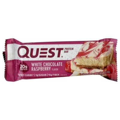 Quest White Chocolate Raspberry Flavor Protein Bar 2.12 Oz. Wrapper