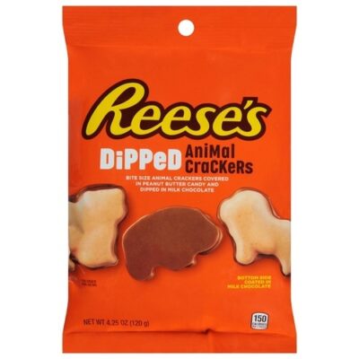 Reese’s DiPPeD Milk Chocolate Peanut Butter Animal Crackers