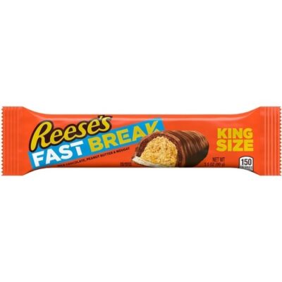 Reese’s Fast Break Milk Chocolate, Peanut Butter And Nougat King Size, Candy Bar
