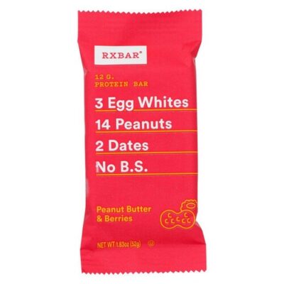 Rxbar Protein Bar, Peanut Butter & Berries