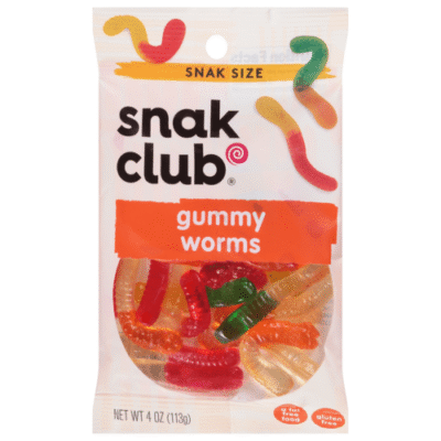 Snak Club Gummy Worms 113gm
