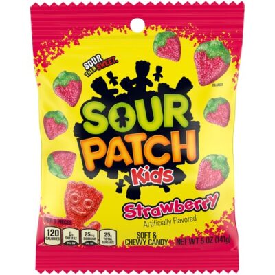 Sour Patch Kids Strawberry Soft & Chewy Candy 5 Oz. Bag