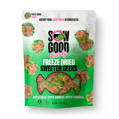 Sow Good Candy Freeze Dried Sweeter Geeks, 1.2oz