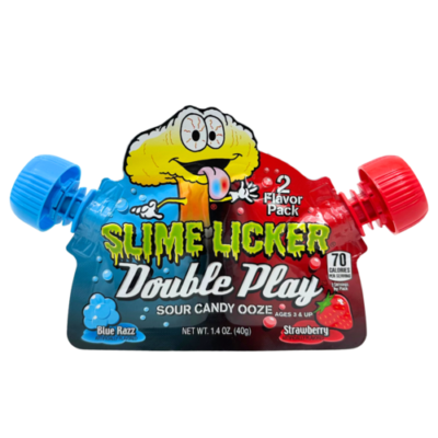 Toxic Waste Slime Licker Double Play Sour Candy Ooze
