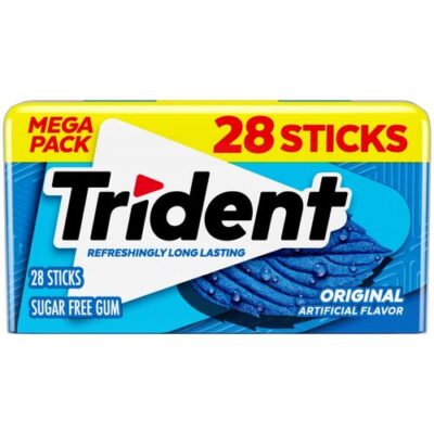 Trident Gum, Sugar Free, Original, Mega Pack