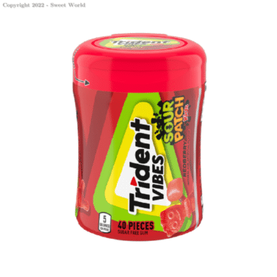 Trident Gum, Sugar Free, Redberry, Sour Patch Kids