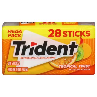 Trident Gum, Sugar Free, Tropical Twist, Mega Pack