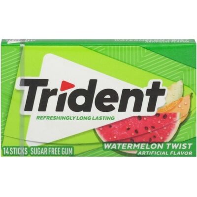 Trident Gum, Sugar Free, Watermelon Twist