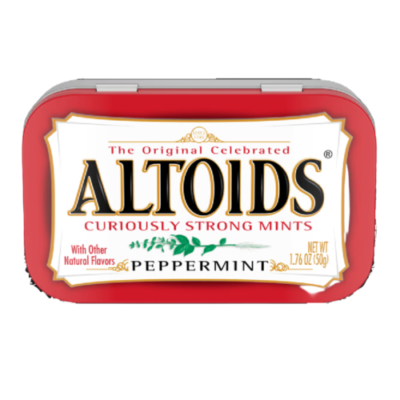 Altoids Curiously Strong Mints Peppermint 1.76 Oz. Tin