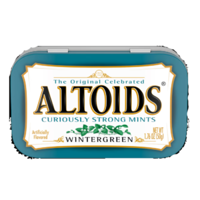 Altoids Curiously Strong Mints Wintergreen 1.76 Oz. Tin