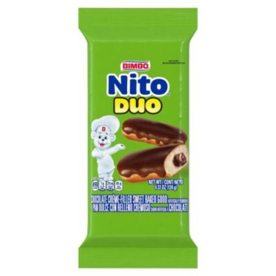 Bimbo Duo Filled Chocolate Sweet Baked Good 4.37 Oz